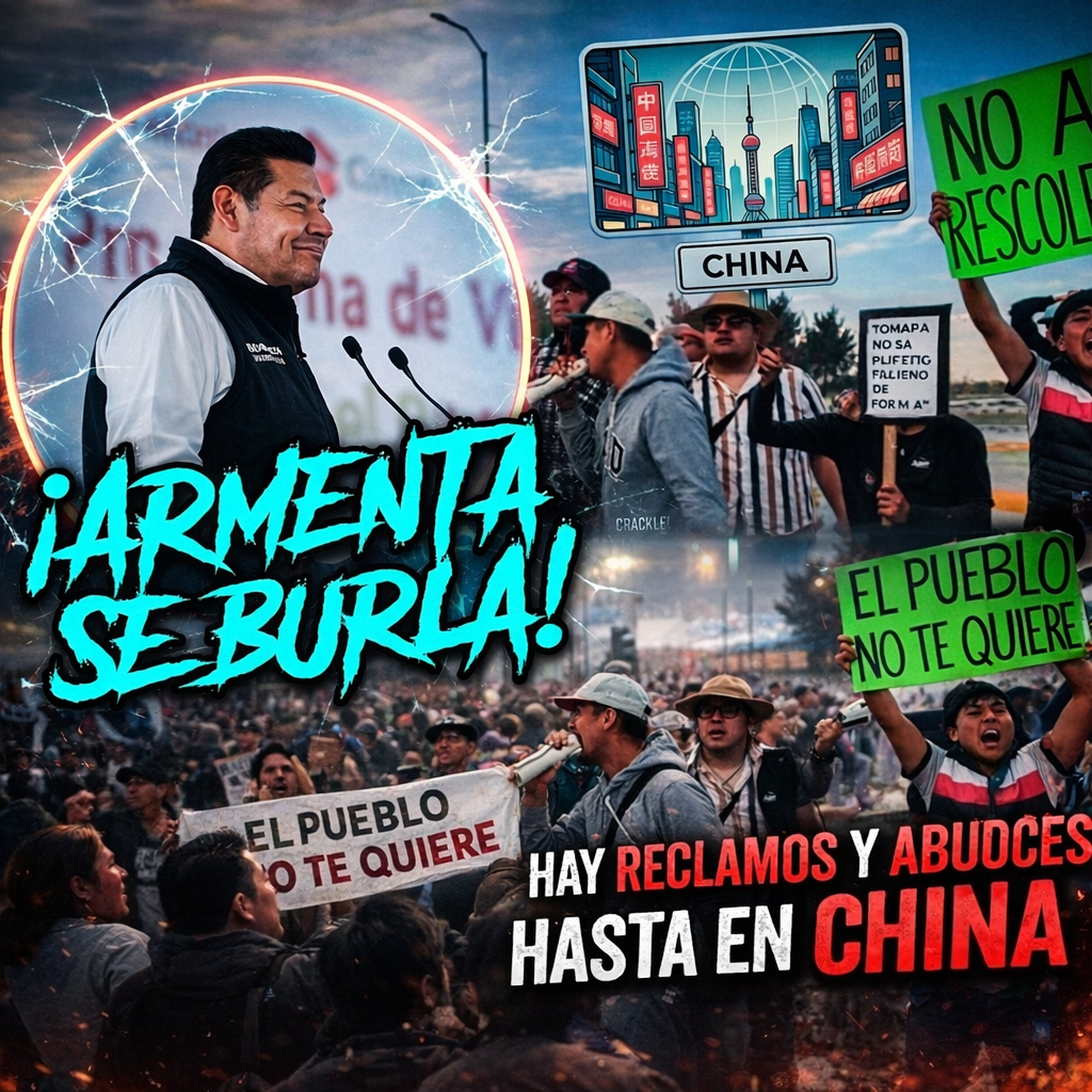 “¡ARMENTA IGNORA ABUCHEOS! ‘HAY LIBERTAD’, DICE… MIENTRAS CRECEN LOS RECLAMOS”